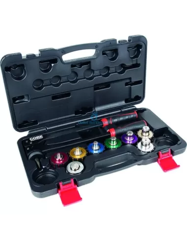 Core 21040900 tube expander set with 1/4-3/8-1/2-5/8-3/4-7/8 heads